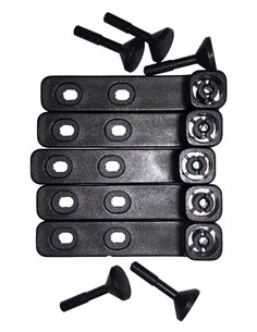 R-KIT CHIUSURA A PERNO OTTONE (5 PEZZI)