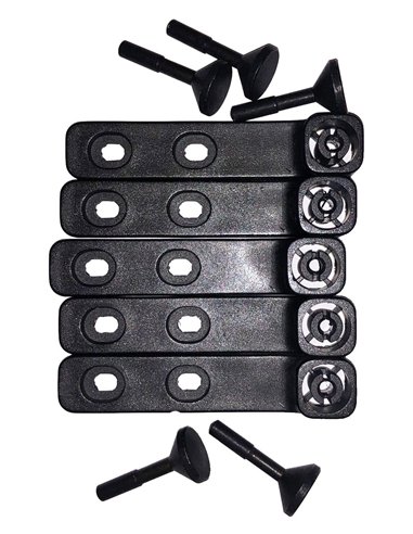 R-KIT CHIUSURA A PERNO OTTONE (5 PEZZI)