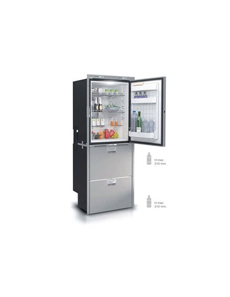 DW360 OCX2 DTX FRIGORÍFICO DE UNA PUERTA + CONGELADOR-REFRIGERADOR DE DOBLE CAJÓN (157+75L)