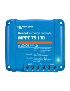 CONTROLADOR DE CARGA SOLAR BLUE SOLAR VICTRON MPPT 75/10 (12/24V-10A)