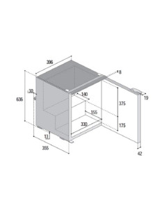 C50i NEVERA PUERTA GRIS (50L) 2