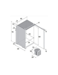 C95L NEVERA PUERTA GRIS (95L) 2