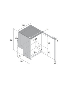 C115i NEVERA PUERTA GRIS (115L) 2