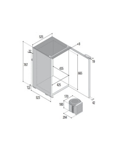 C130L NEVERA PUERTA GRIS (130L) 2