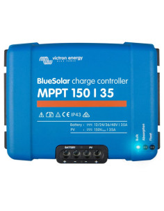 CONTROLADOR DE CARGA SOLAR VICTRON MPPT BLUE SOLAR 150/35 (12/24/48V-35A 2