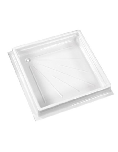 Plato de ducha de 600x600x102 mm, blanco
