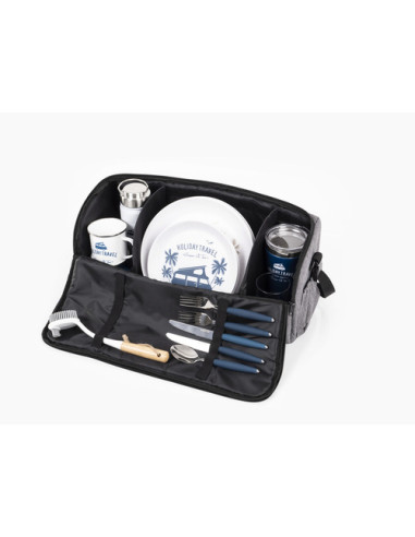 Bolsa de picnic y vajilla