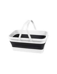 Cesta plegable con asa