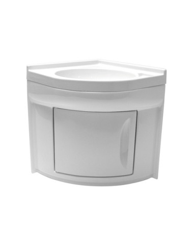 Lavabo de esquina 418x418x510mm + mueble
