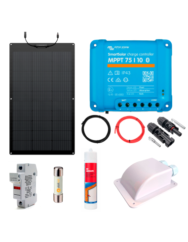 Kit Solar Camper 250W HPBC + Bluetooth