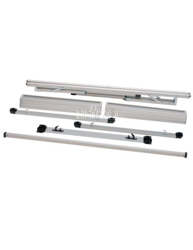 Mesa camping enrollable de aluminio