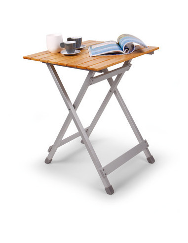 Mesa plegable bambú simple - 50 x 50...