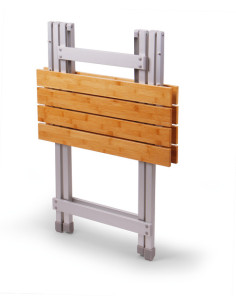 Mesa plegable bambú simple... 2