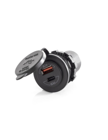Toma de carga USB doble de 12 V / 24 V