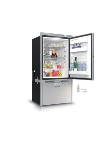 DW250 OCX2 BTX NEVERA PUERTA SIMPLE + CONGELADOR DE CAJÓN (157+75L)